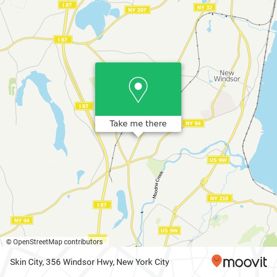 Skin City, 356 Windsor Hwy map