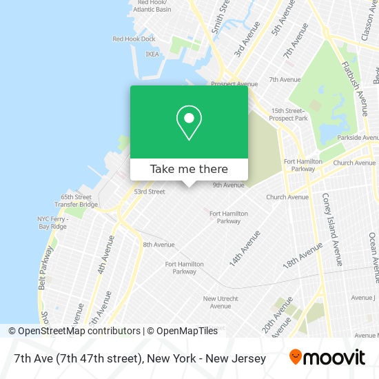 Mapa de 7th Ave (7th 47th street)