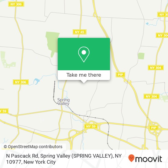 N Pascack Rd, Spring Valley (SPRING VALLEY), NY 10977 map