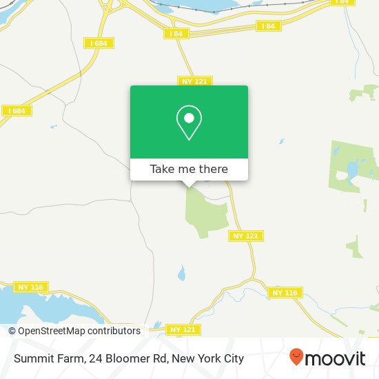 Mapa de Summit Farm, 24 Bloomer Rd