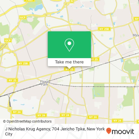 J Nicholas Krug Agency, 704 Jericho Tpke map