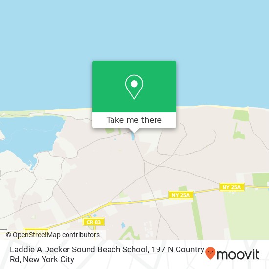 Laddie A Decker Sound Beach School, 197 N Country Rd map