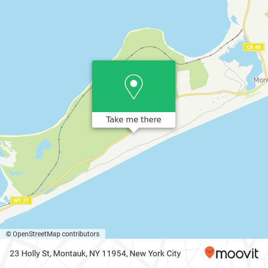 23 Holly St, Montauk, NY 11954 map