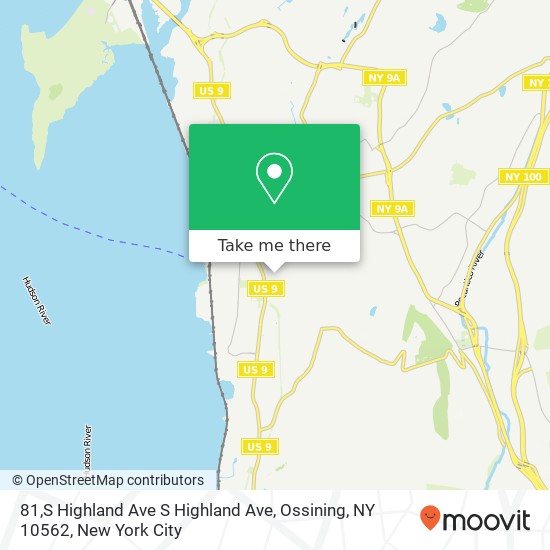 81,S Highland Ave S Highland Ave, Ossining, NY 10562 map