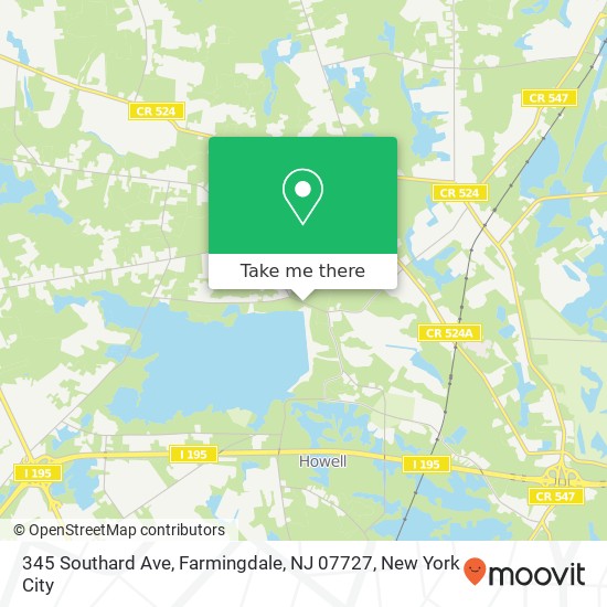 345 Southard Ave, Farmingdale, NJ 07727 map