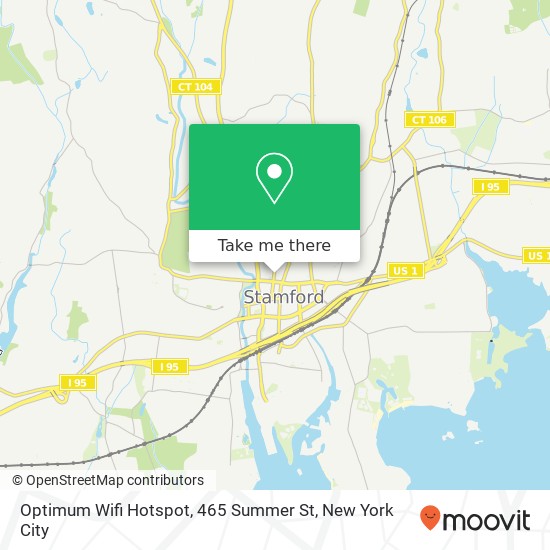 Mapa de Optimum Wifi Hotspot, 465 Summer St