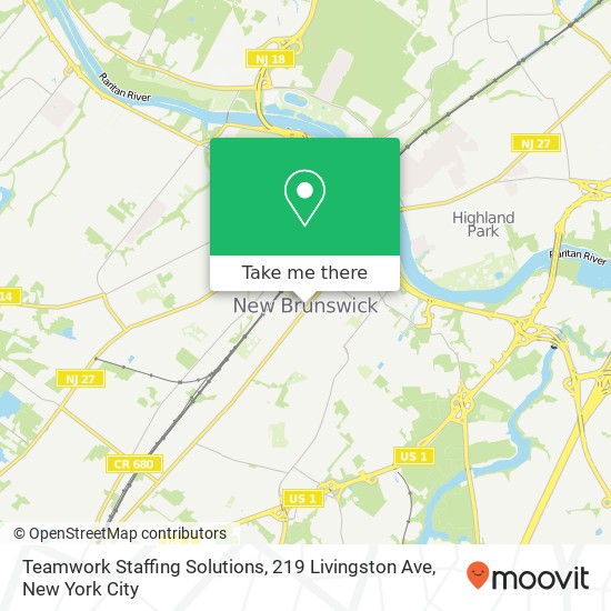 Teamwork Staffing Solutions, 219 Livingston Ave map