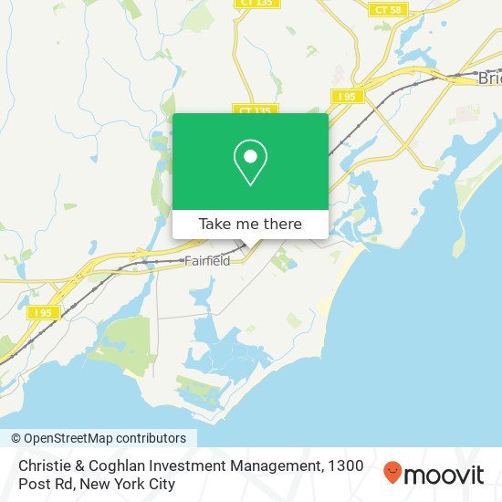 Mapa de Christie & Coghlan Investment Management, 1300 Post Rd