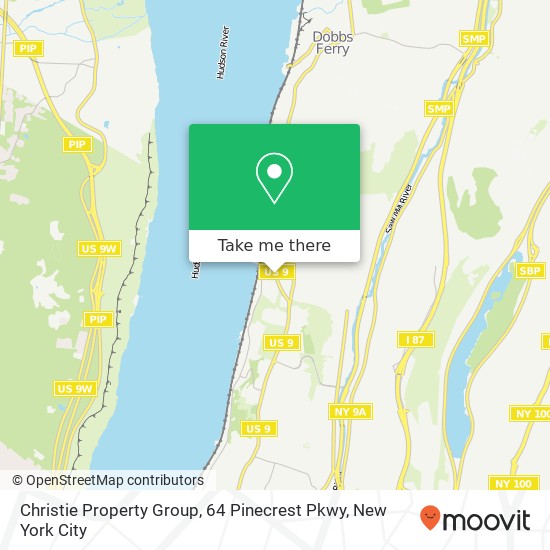 Mapa de Christie Property Group, 64 Pinecrest Pkwy
