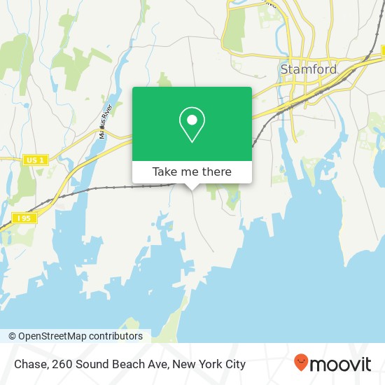 Mapa de Chase, 260 Sound Beach Ave
