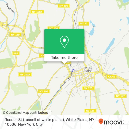 Russell St (russell st white plains), White Plains, NY 10606 map