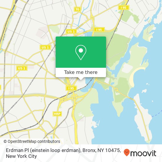 Mapa de Erdman Pl (einstein loop erdman), Bronx, NY 10475