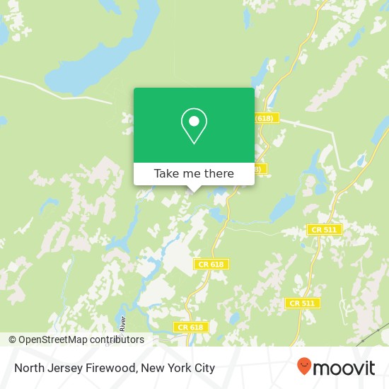 Mapa de North Jersey Firewood