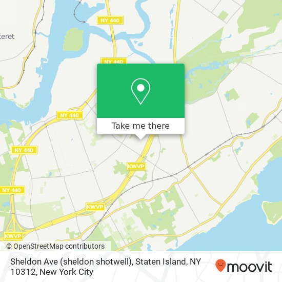 Sheldon Ave (sheldon shotwell), Staten Island, NY 10312 map