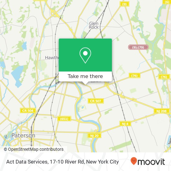 Act Data Services, 17-10 River Rd map