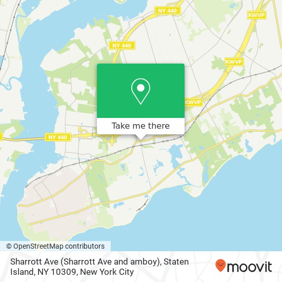 Sharrott Ave (Sharrott Ave and amboy), Staten Island, NY 10309 map