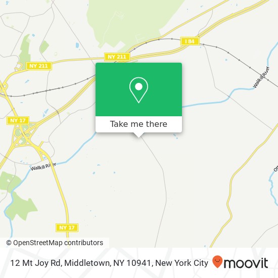 12 Mt Joy Rd, Middletown, NY 10941 map