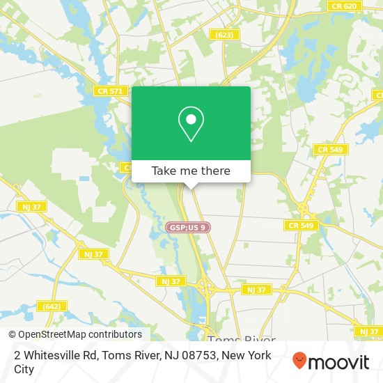 2 Whitesville Rd, Toms River, NJ 08753 map