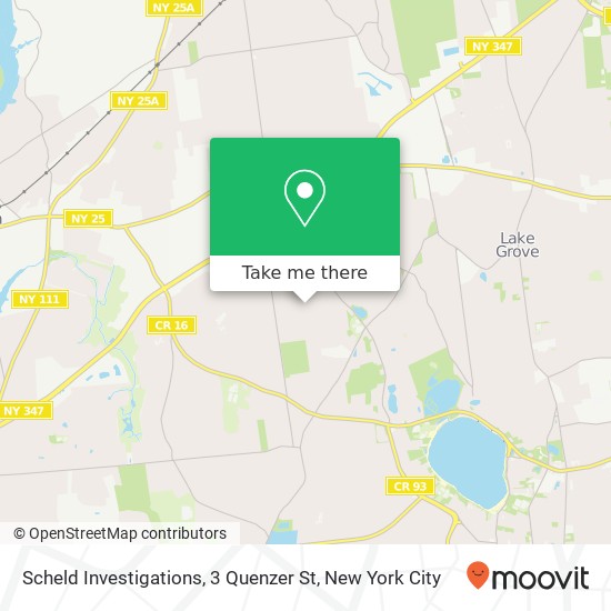 Scheld Investigations, 3 Quenzer St map