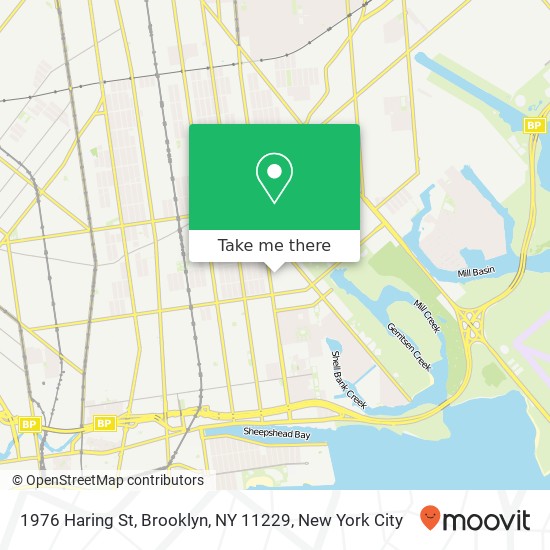 1976 Haring St, Brooklyn, NY 11229 map