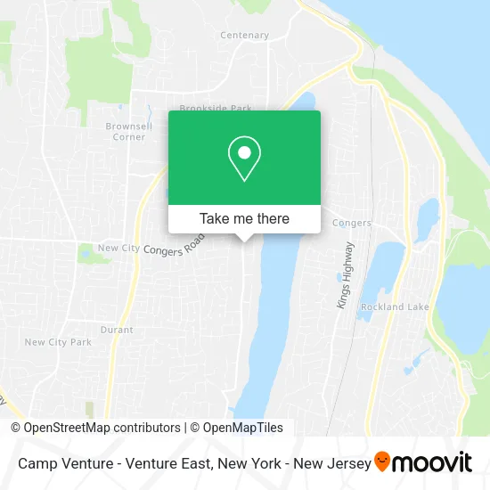 Camp Venture - Venture East map