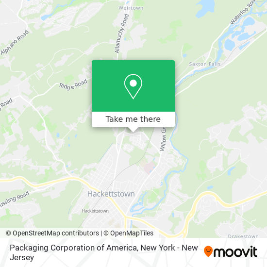Packaging Corporation of America map