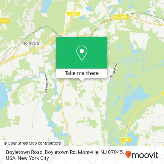 Boyletown Road, Boyletown Rd, Montville, NJ 07045, USA map