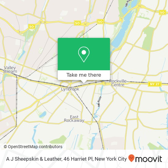 Mapa de A J Sheepskin & Leather, 46 Harriet Pl