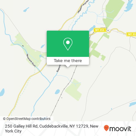 250 Galley Hill Rd, Cuddebackville, NY 12729 map