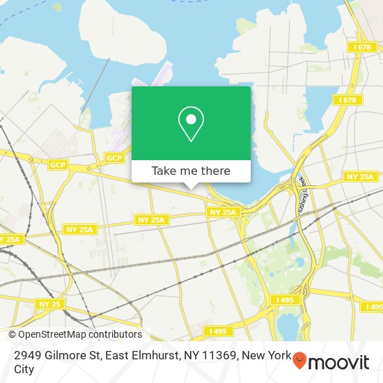 2949 Gilmore St, East Elmhurst, NY 11369 map