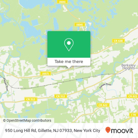 950 Long Hill Rd, Gillette, NJ 07933 map