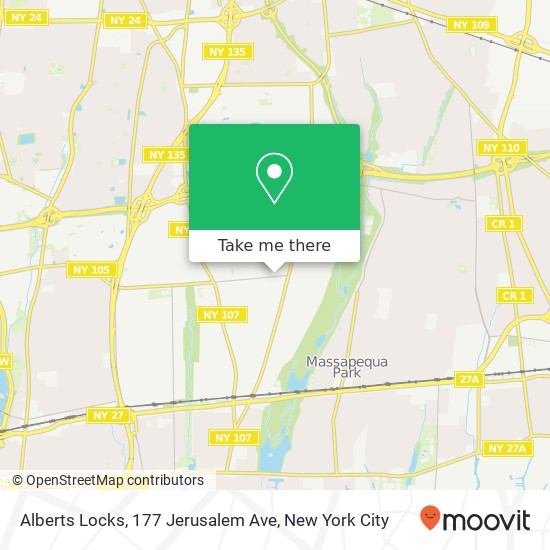 Alberts Locks, 177 Jerusalem Ave map