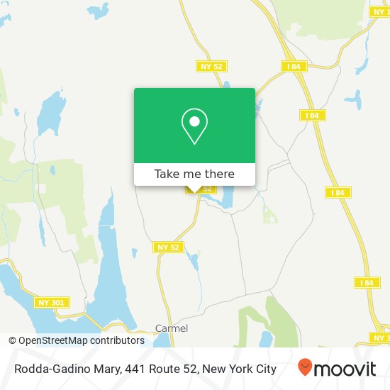 Rodda-Gadino Mary, 441 Route 52 map