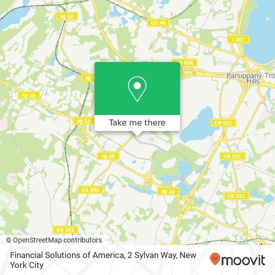 Financial Solutions of America, 2 Sylvan Way map