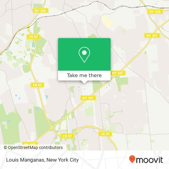 Mapa de Louis Manganas, 181 N Belle Mead Rd