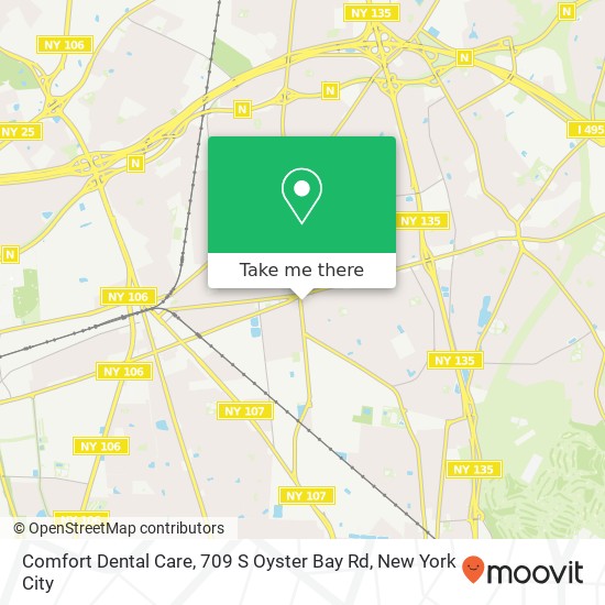 Comfort Dental Care, 709 S Oyster Bay Rd map