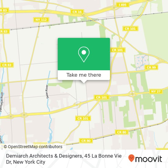 Demiarch Architects & Designers, 45 La Bonne Vie Dr map