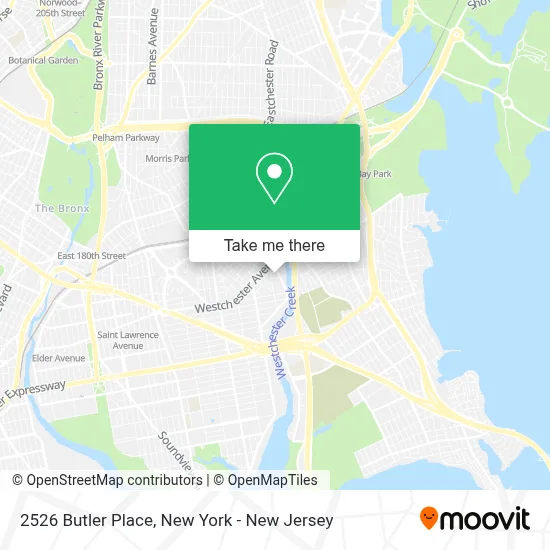 2526 Butler Place map