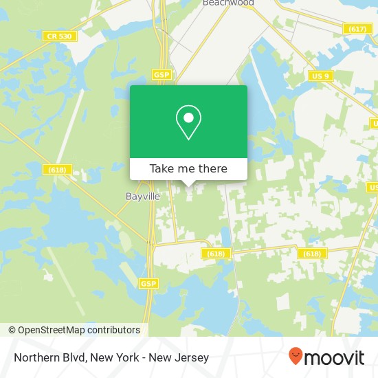 Northern Blvd, Bayville, NJ 08721 map