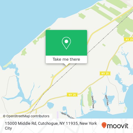 Mapa de 15000 Middle Rd, Cutchogue, NY 11935