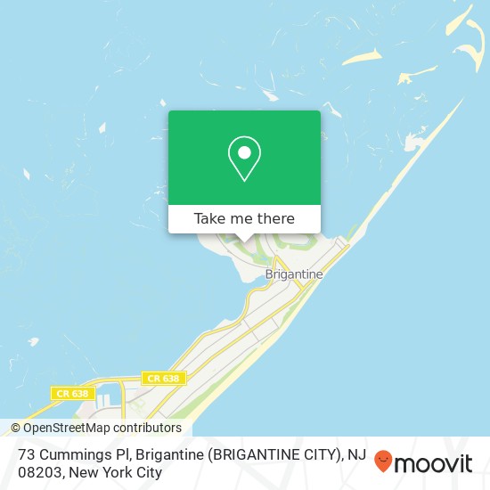 73 Cummings Pl, Brigantine (BRIGANTINE CITY), NJ 08203 map