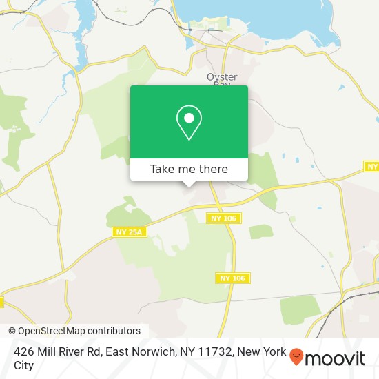 Mapa de 426 Mill River Rd, East Norwich, NY 11732