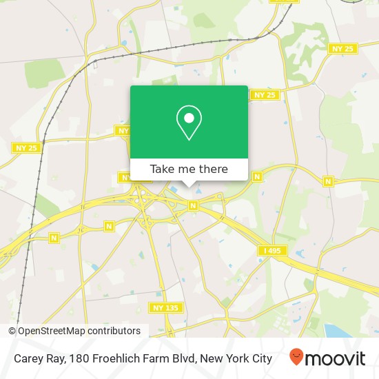 Mapa de Carey Ray, 180 Froehlich Farm Blvd