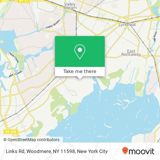 Mapa de Links Rd, Woodmere, NY 11598