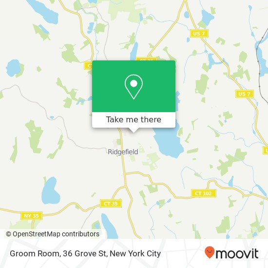 Groom Room, 36 Grove St map