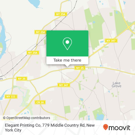 Elegant Printing Co, 779 Middle Country Rd map