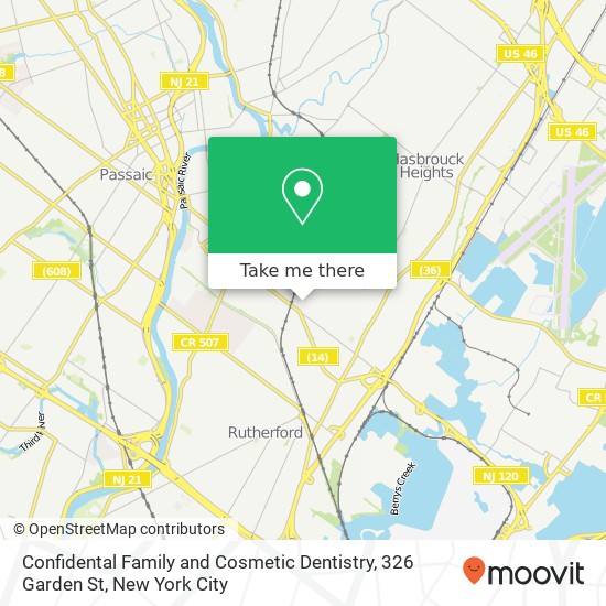 Confidental Family and Cosmetic Dentistry, 326 Garden St map