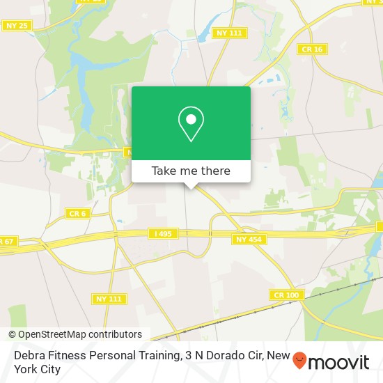 Debra Fitness Personal Training, 3 N Dorado Cir map