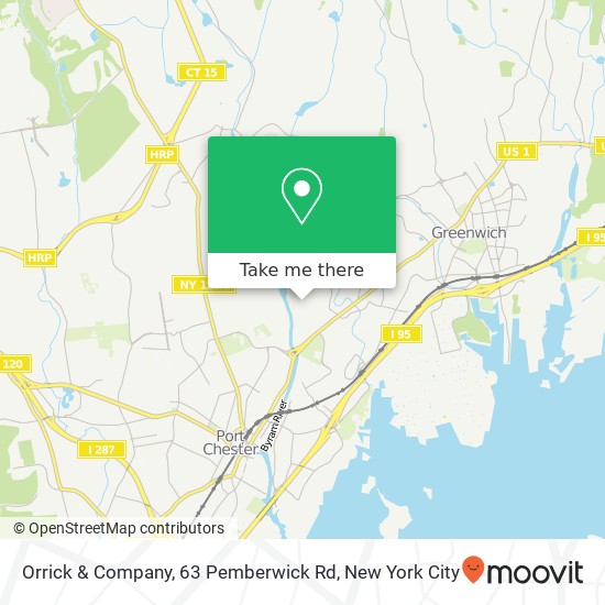 Mapa de Orrick & Company, 63 Pemberwick Rd