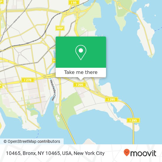 Mapa de 10465, Bronx, NY 10465, USA